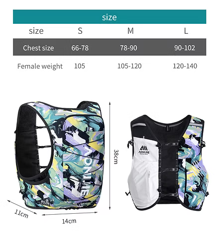 Aonijie Leap Series 10L Purple Camo