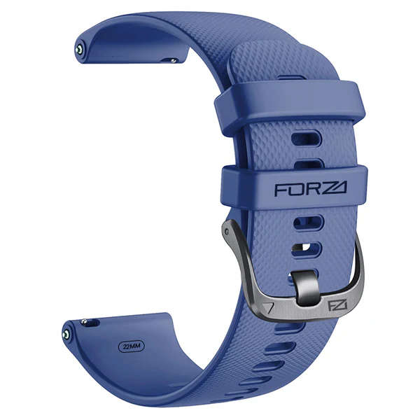 FORZA Elite 22mm Quick Release Classic Watch Strap for Garmin (Navy Blue)