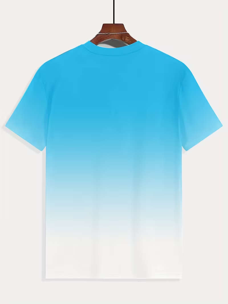 Men's ''Run'' T-Shirt (Lake Blue)