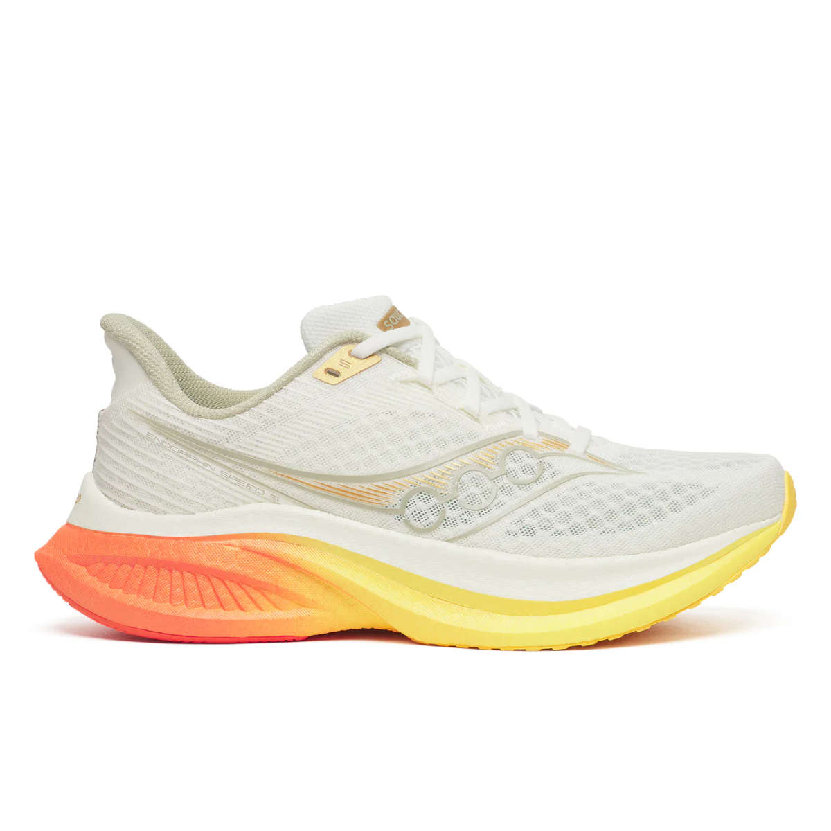 Saucony Endorphin Speed 5 Mens (Ivory/Fire)
