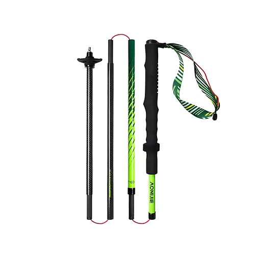 Aonijie Carbon Trekking Pole E4204-018 Fluorescent Green 120cm (Single Pole)