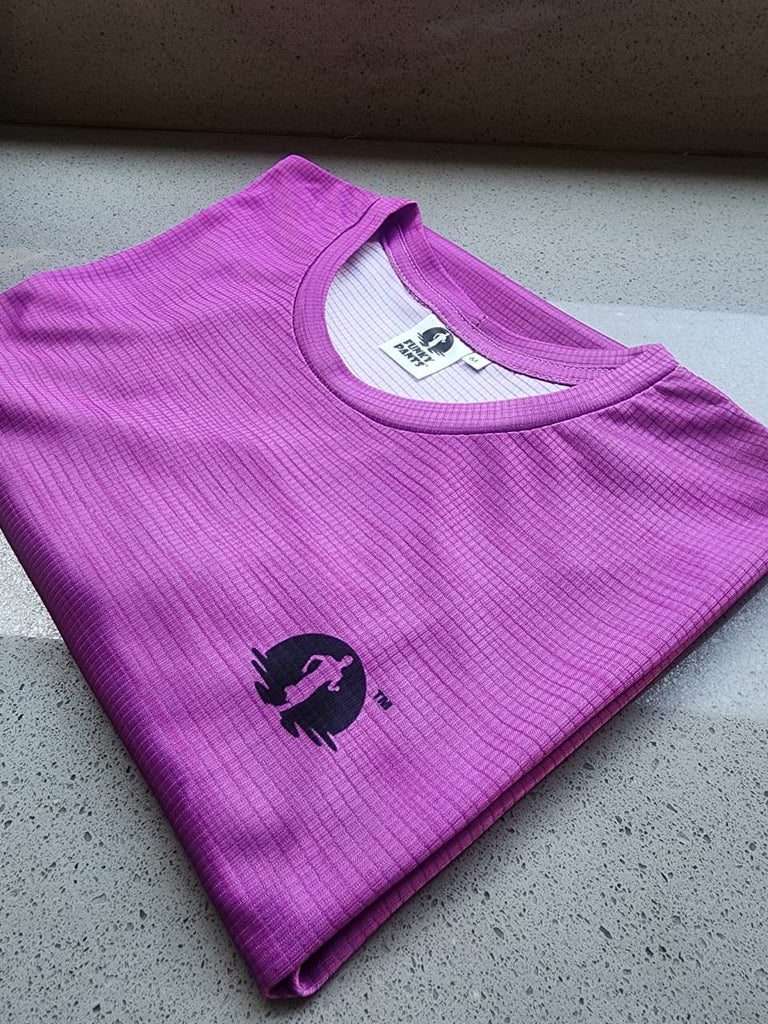Funky Pants Race T-Shirt - Purple Melange
