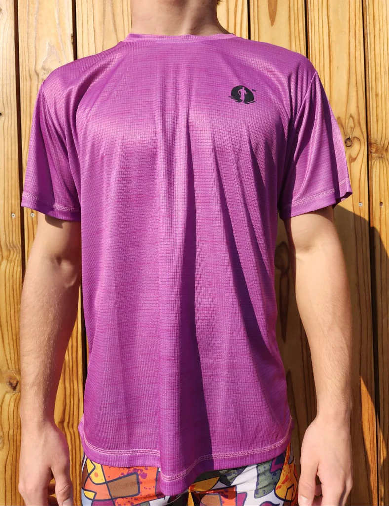Funky Pants Race T-Shirt - Purple Melange