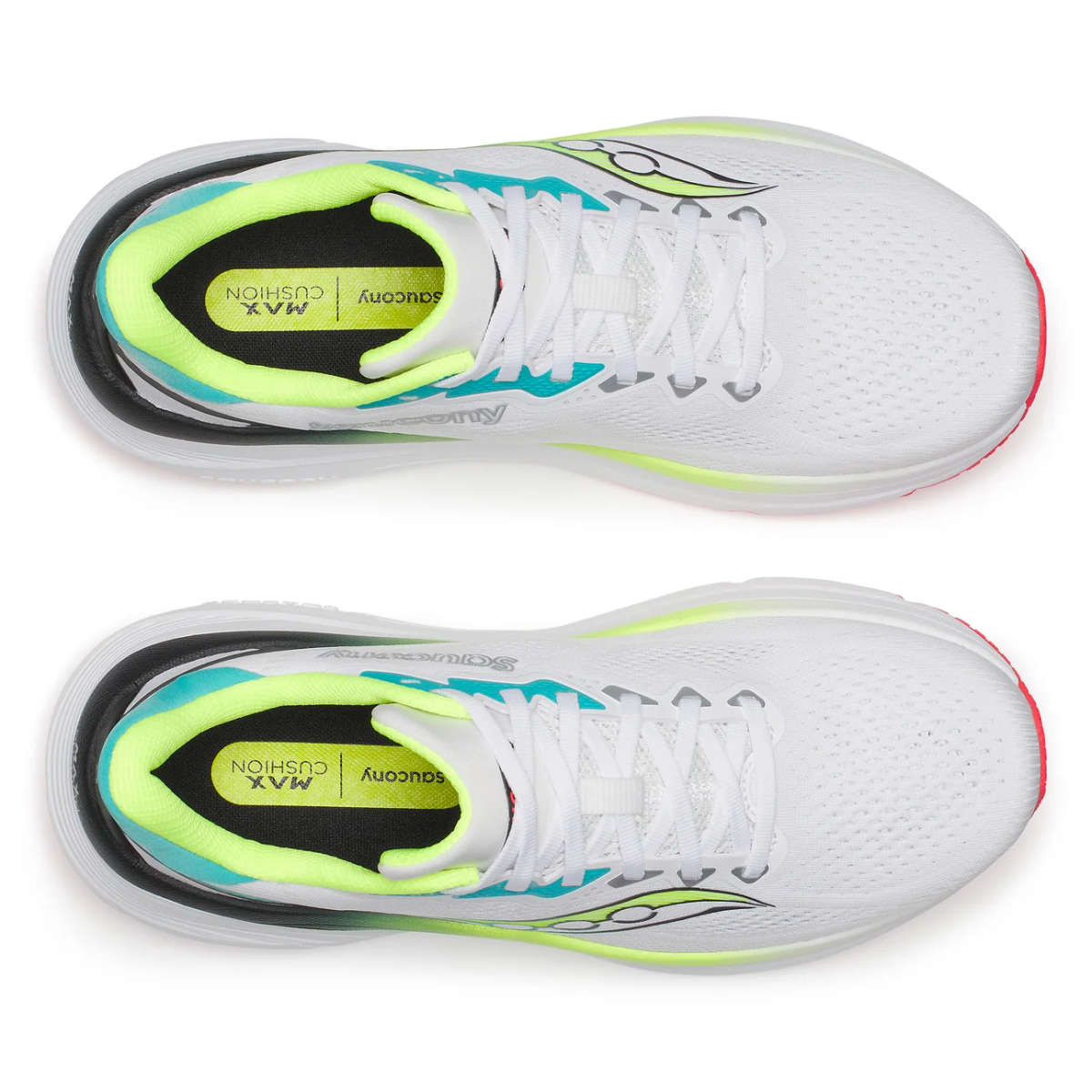 Saucony Guide 19 Road Running Shoes Men's (White/Citron)