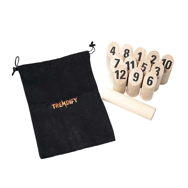 Trendify Molky Like Wooden Throwing Outdoor Game (Made in S.A.)