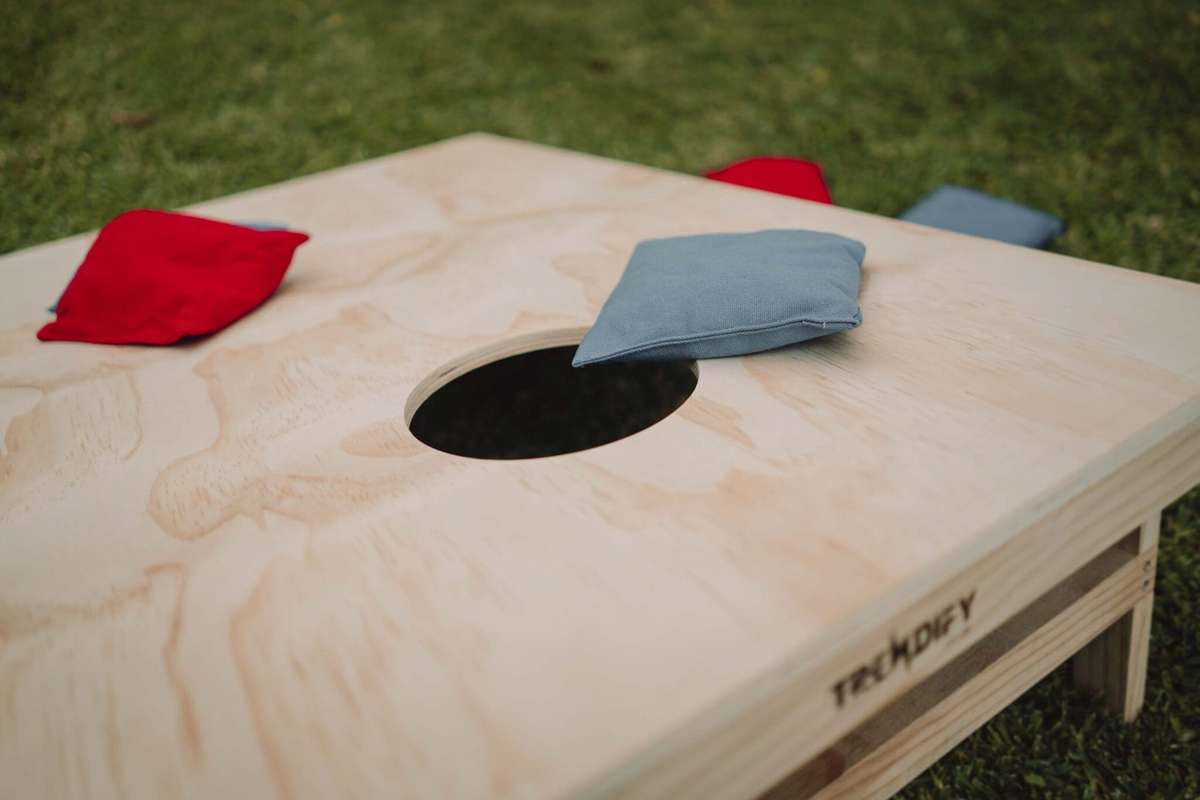 Trendify Giant Double Board Cornhole Game with Carry bag