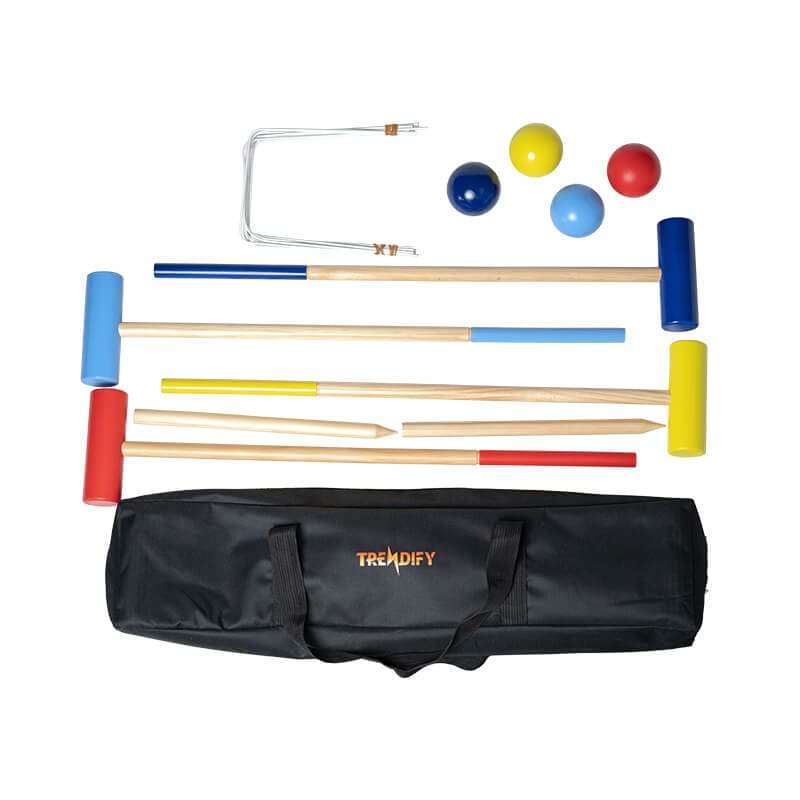 Trendify Croquet Wooden Outdoor Game