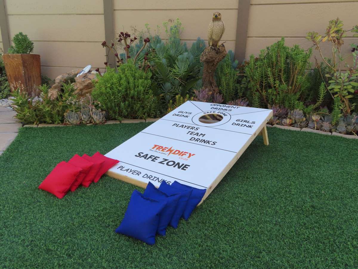 Trendify Giant Party Single Board Cornhole Game 18+