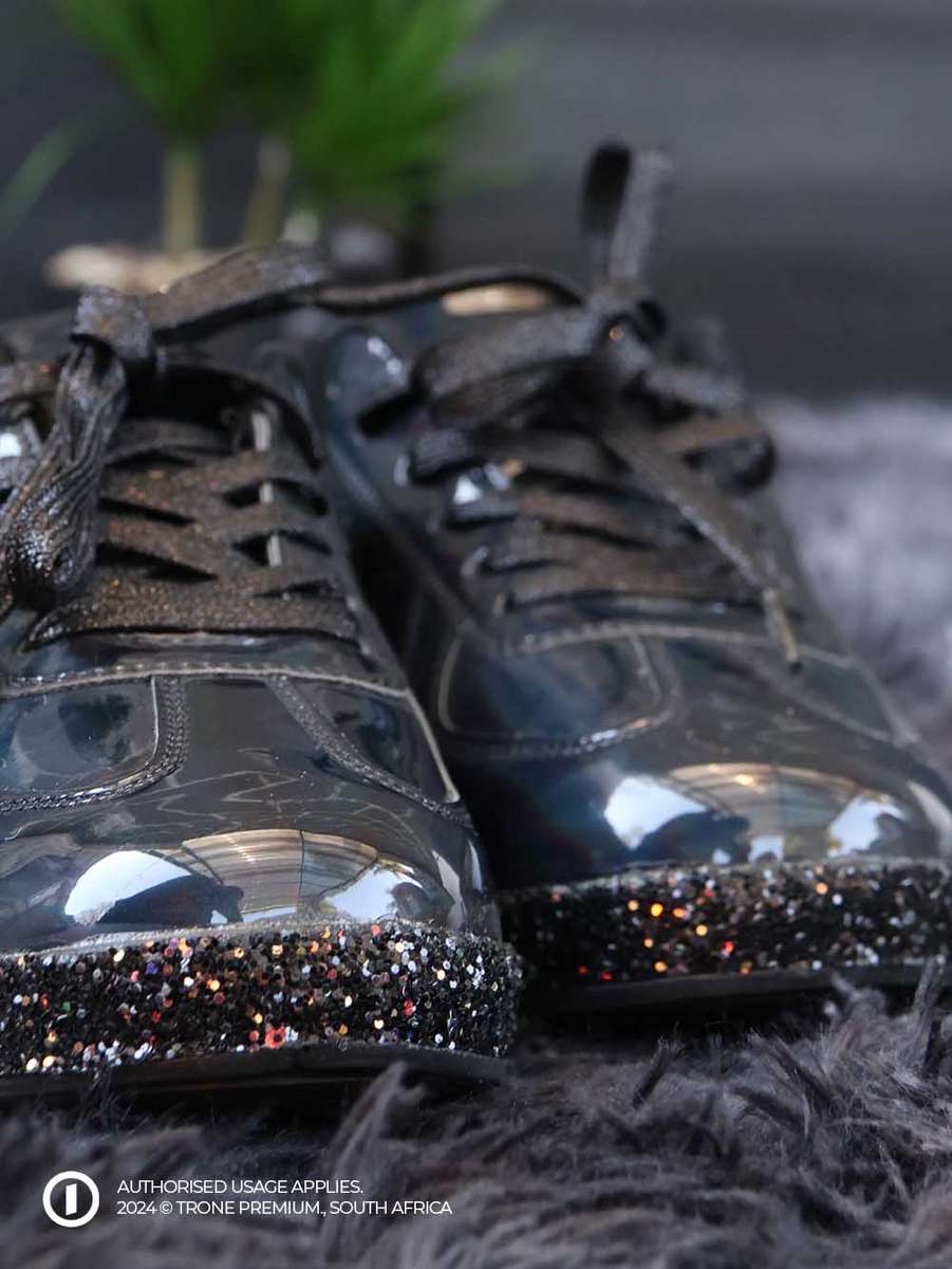 Bloem Gliteree Tekkie - Black