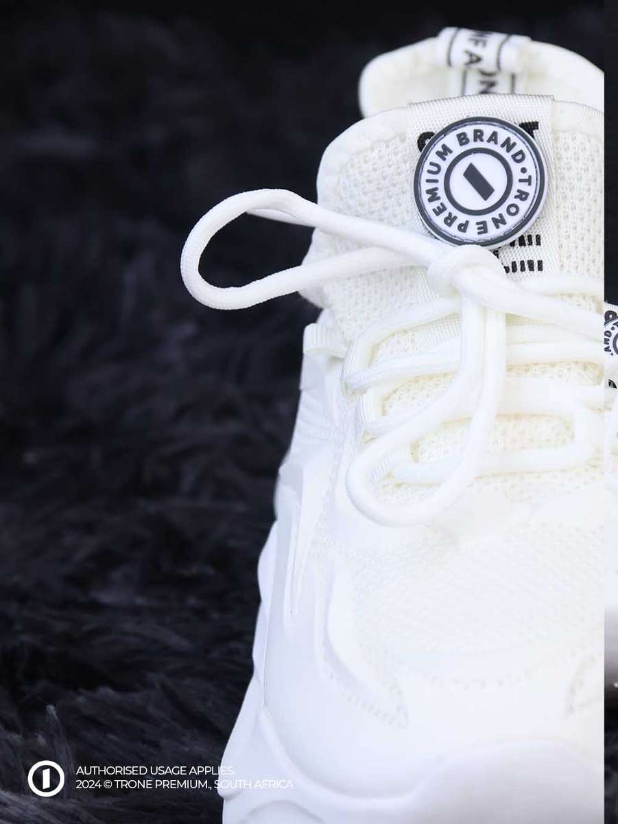 Obsession Cut Sneakers  White