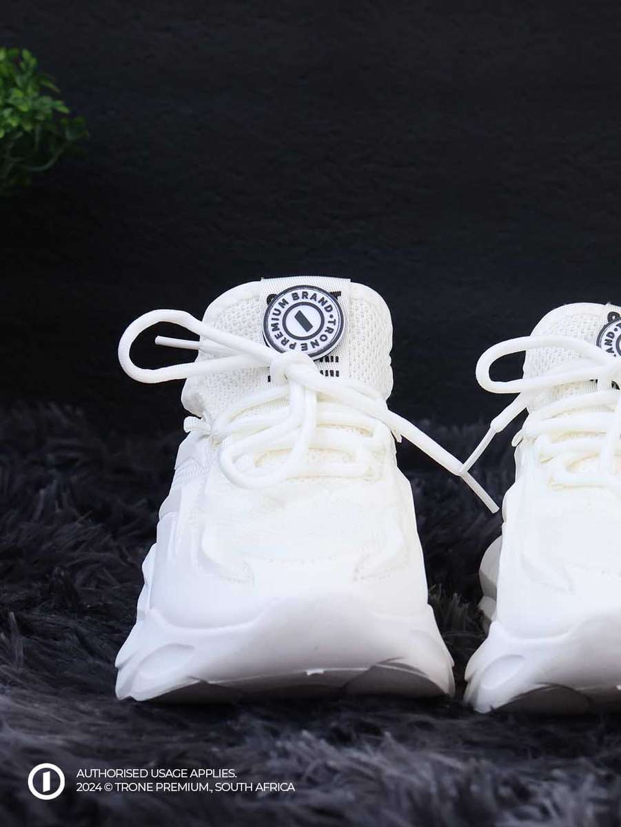 Obsession Cut Sneakers  White