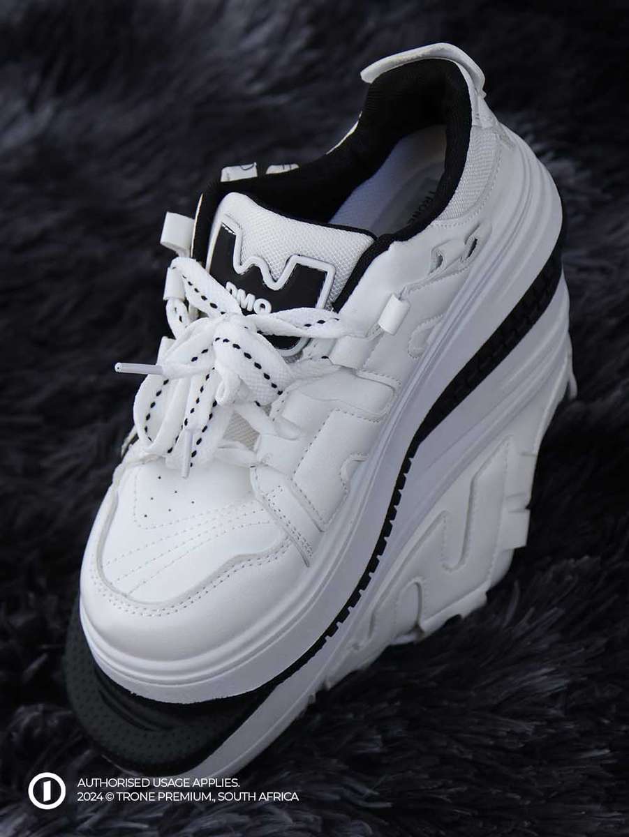 Trone x DMQ Sneakers - White