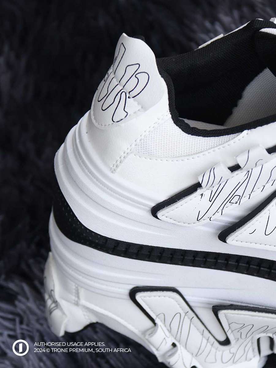 Trone x DMQ Sneakers - White