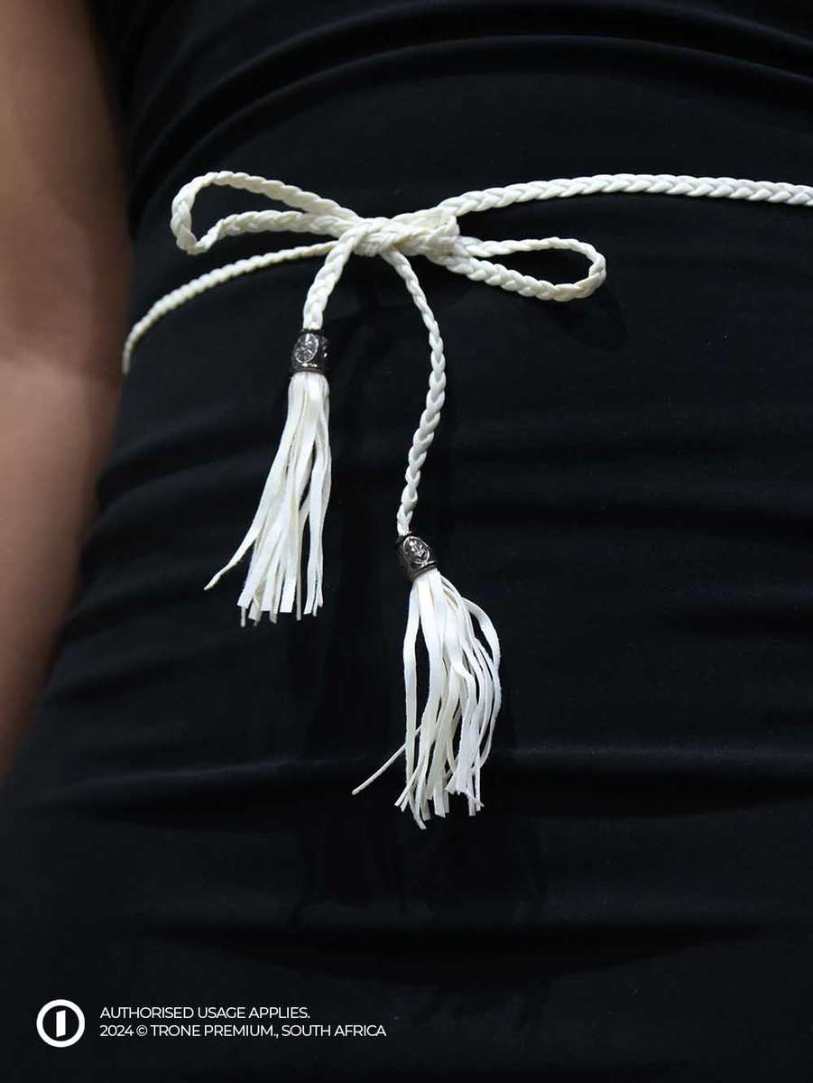 Trone - Vintage Soga Leather Rope Belt.