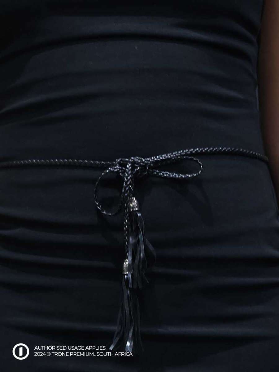 Trone - Vintage Soga Leather Rope Belt.
