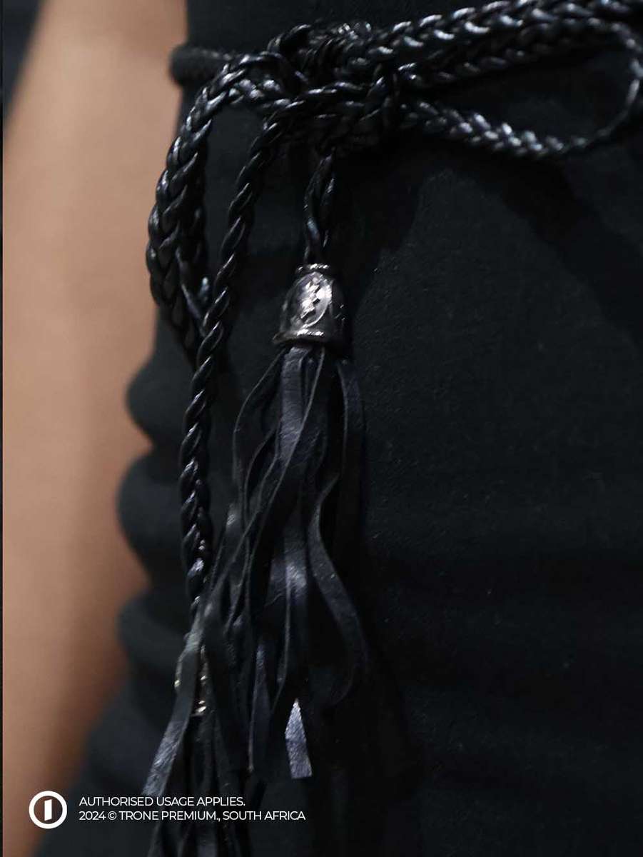 Trone - Vintage Soga Leather Rope Belt.