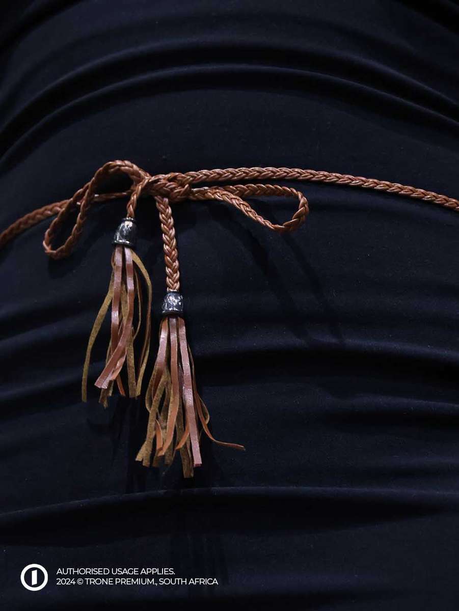 Trone - Vintage Soga Leather Rope Belt.