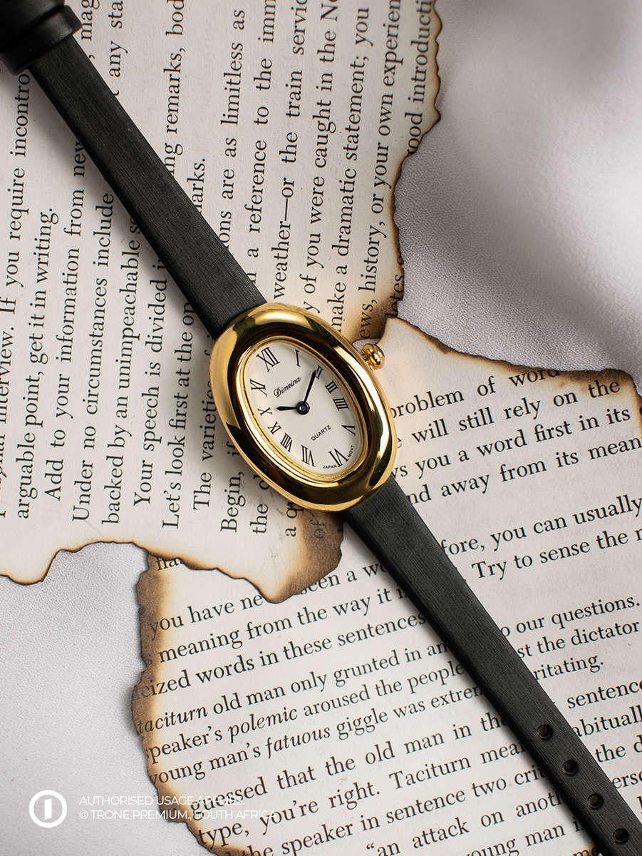 Vintage Oval Watch - Black