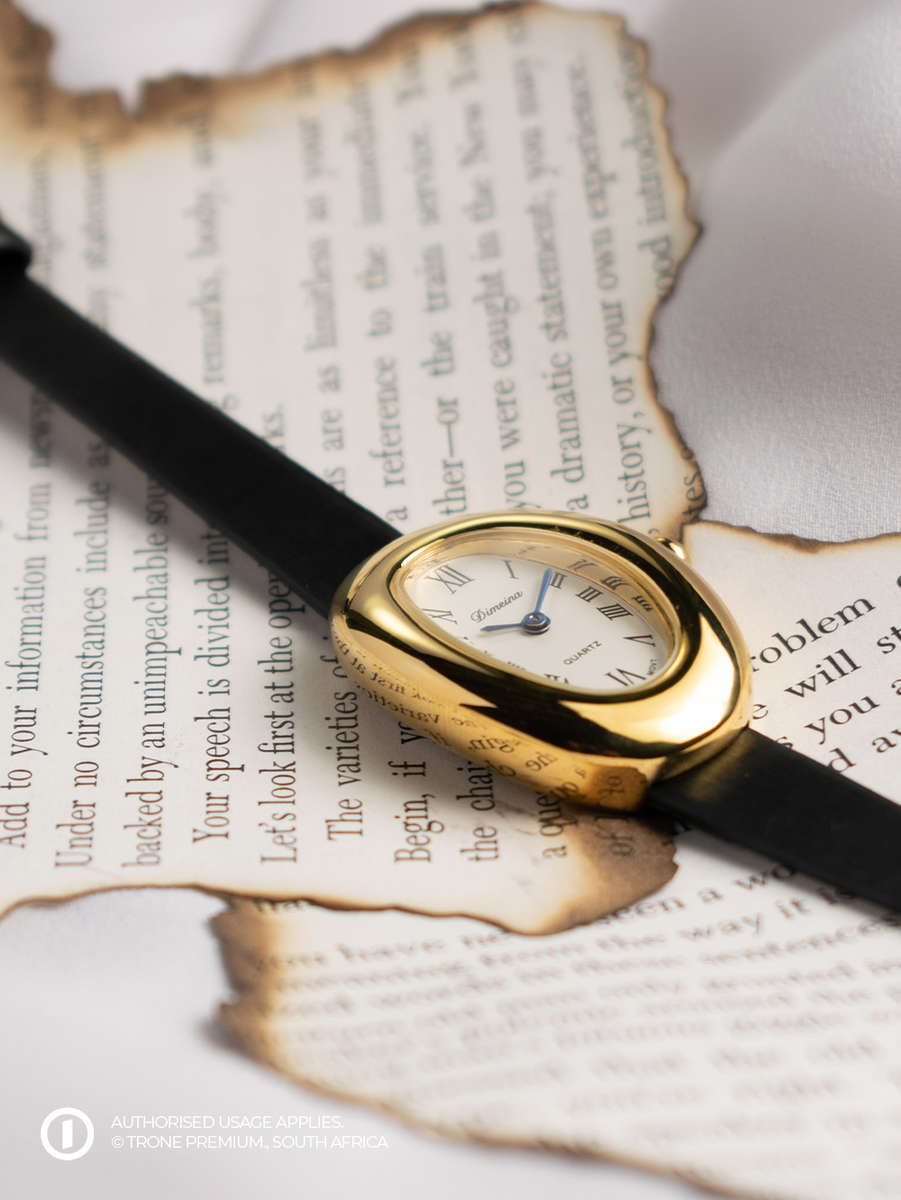 Vintage Oval Watch - Black