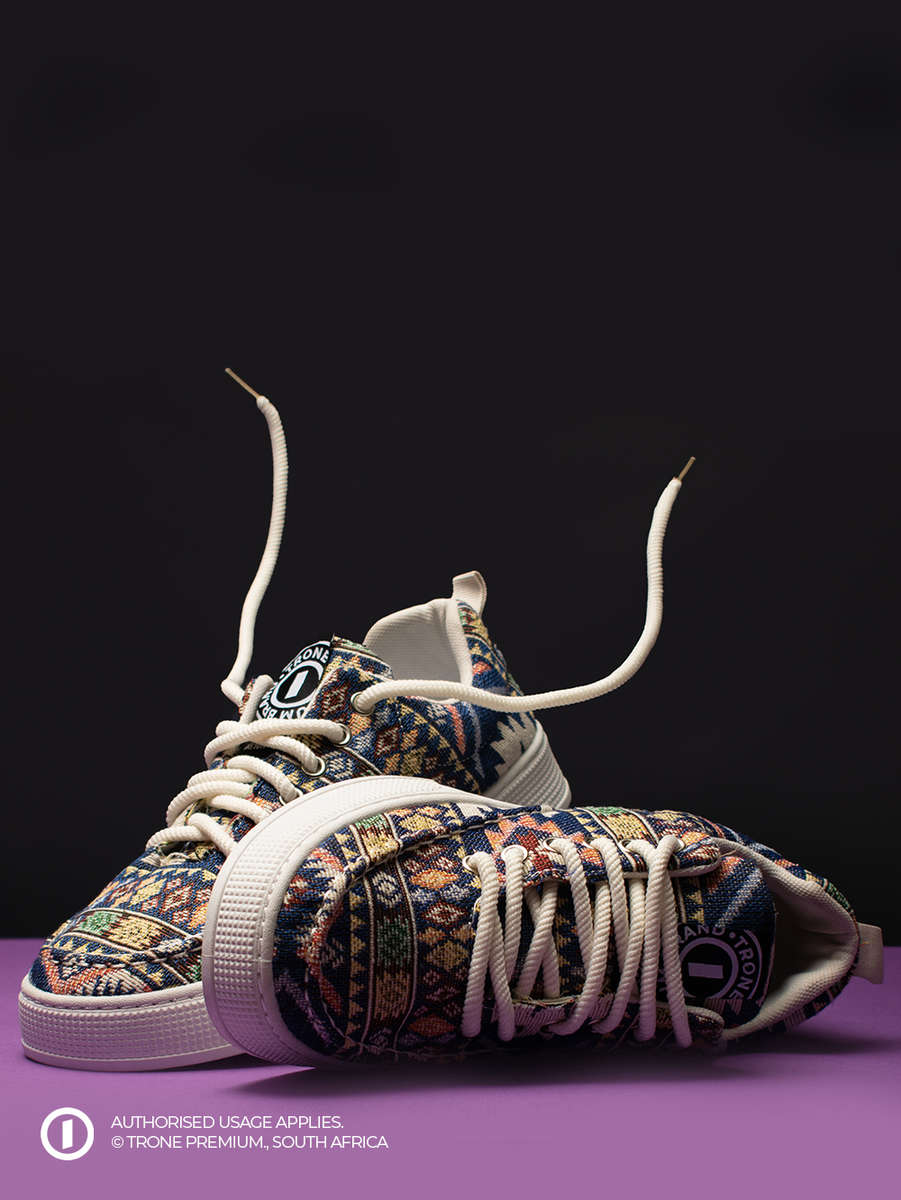 Heritage Sneakers - Blue Pattern