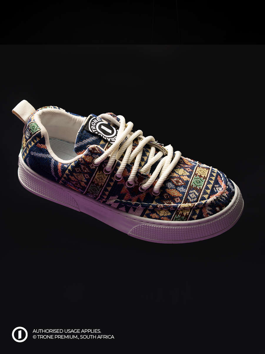Heritage Sneakers - Blue Pattern