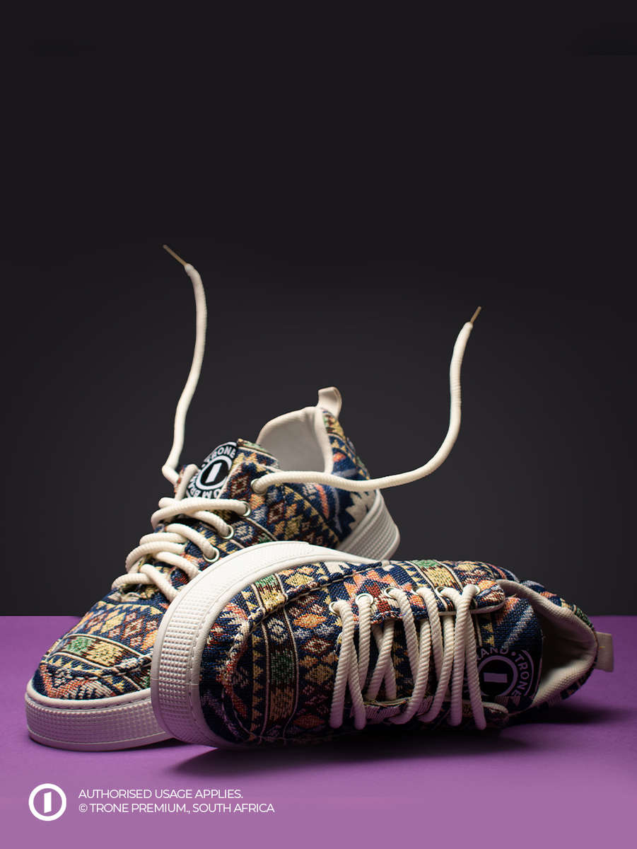 Heritage Sneakers - Blue Pattern