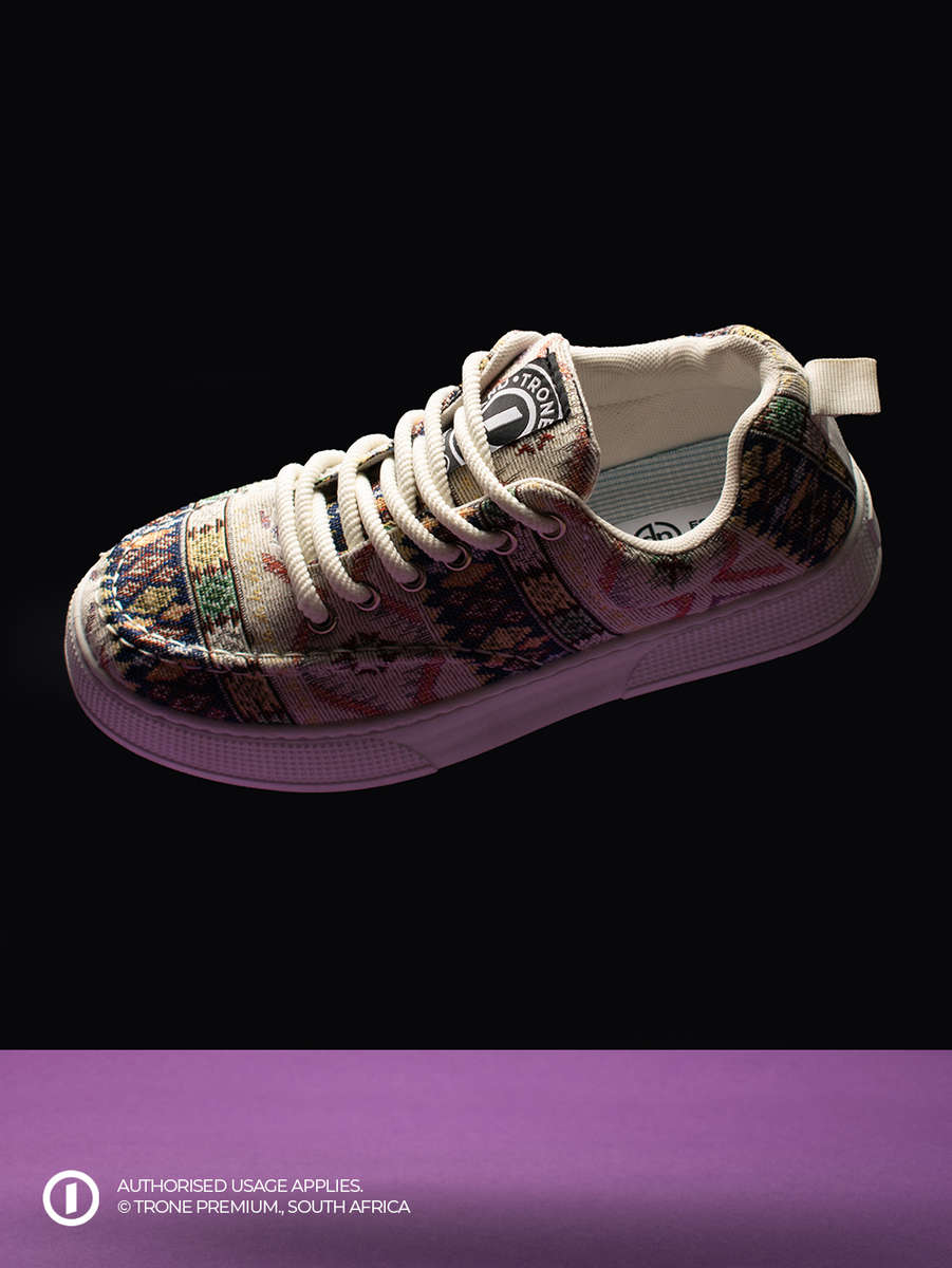 Heritage Sneakers - Grey Pattern