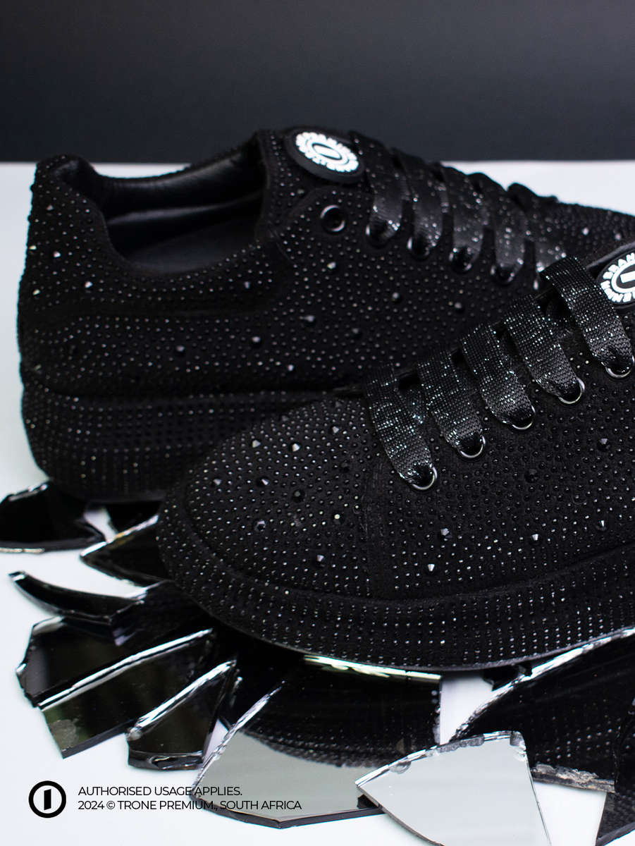 Moon Sparkles Sneakers - Black