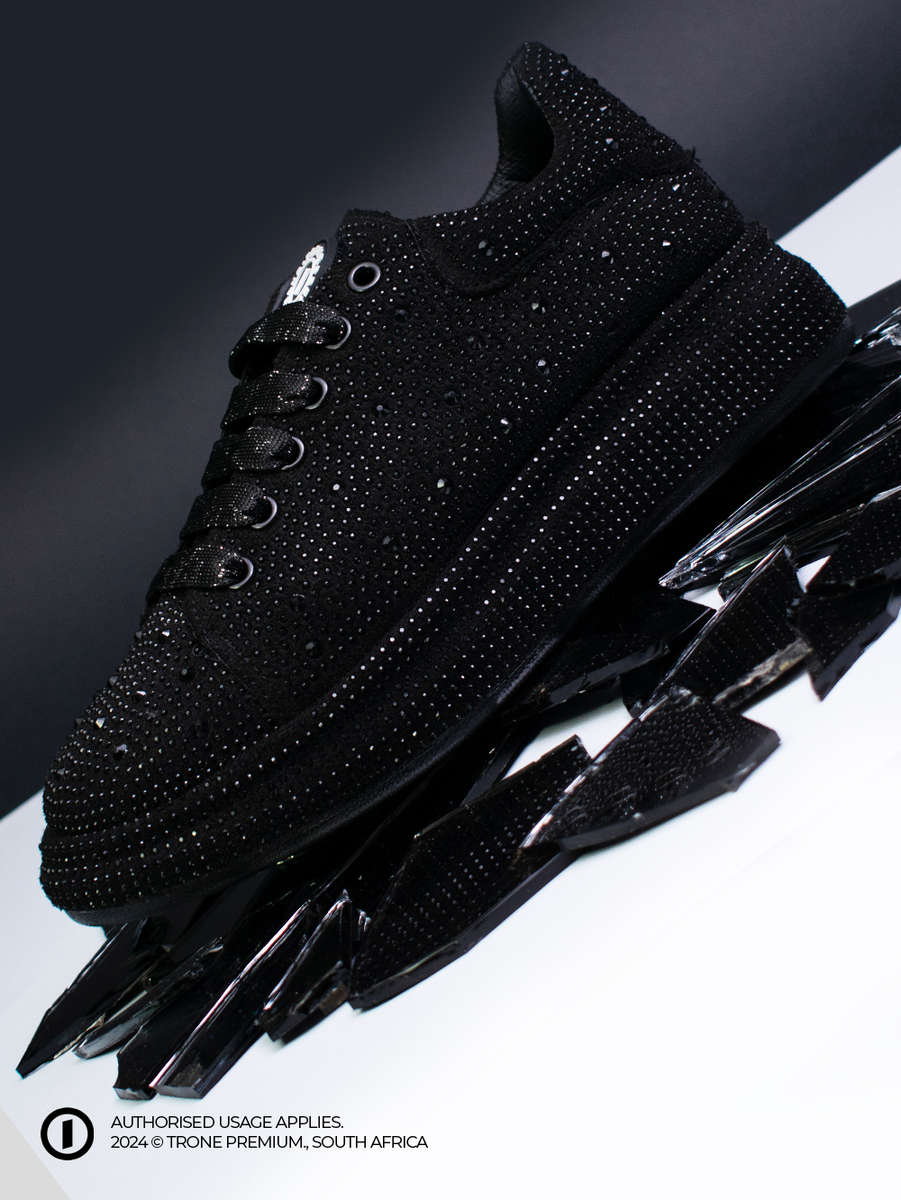 Moon Sparkles Sneakers - Black