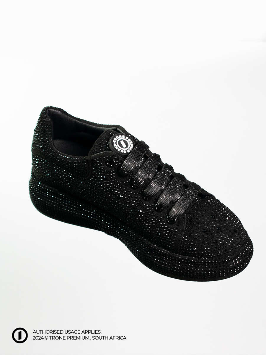 Moon Sparkles Sneakers - Black
