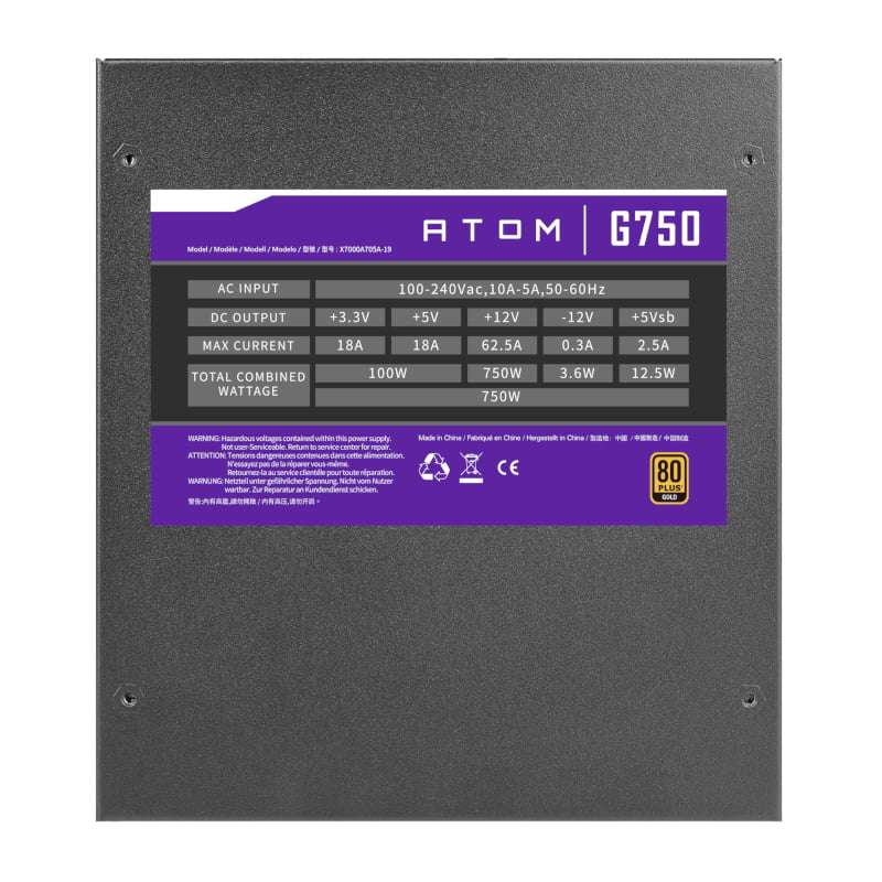 Antec PSU ATOM G750 MODULAR