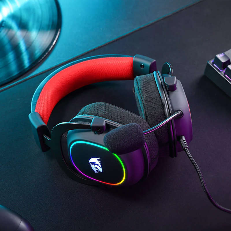 REDRAGON Over-Ear ZEUS-X USB RGB Gaming Headset - Black