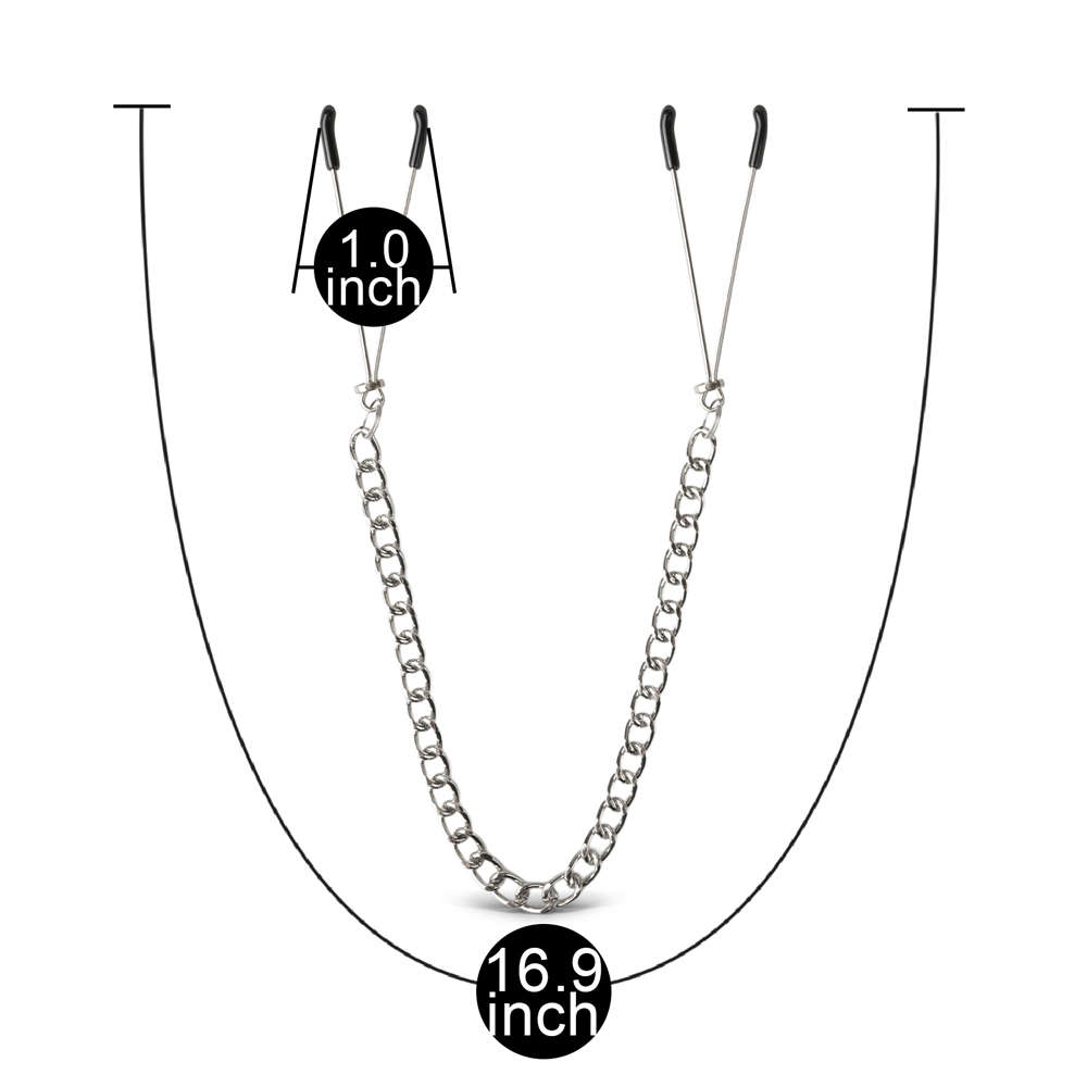 Stainless Steel Chain with Nipple Teasers
