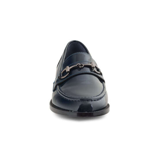 Aixir Patent Women's Loafers with Buckle decor