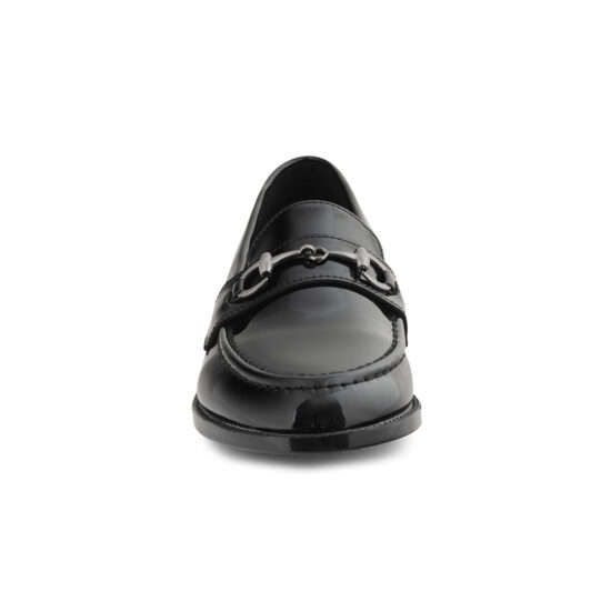 Aixir Patent Women's Loafers with Buckle decor