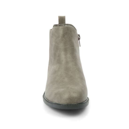 Alxir Ladies Ankle Boot with Elasticated Side and Side Zipper