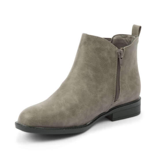 Alxir Ladies Ankle Boot with Elasticated Side and Side Zipper