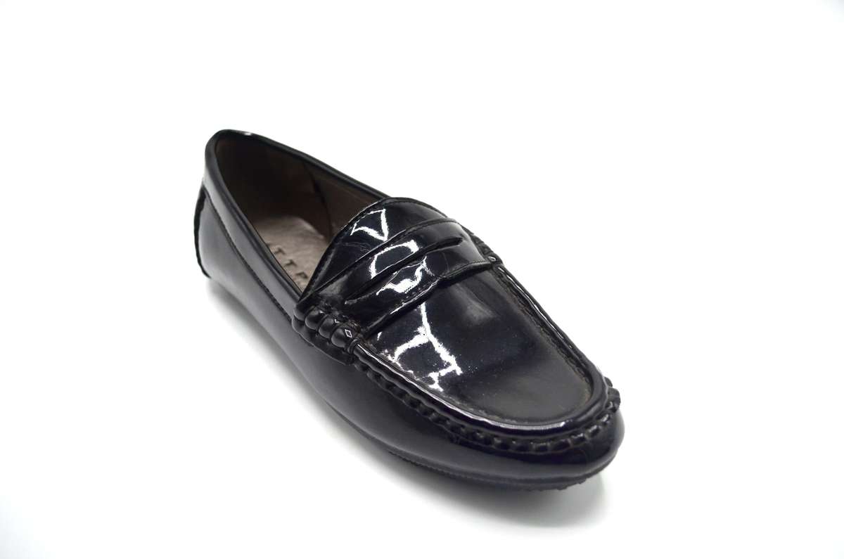 TTP Women's High Gloss Moccasin with Detailed Vamp