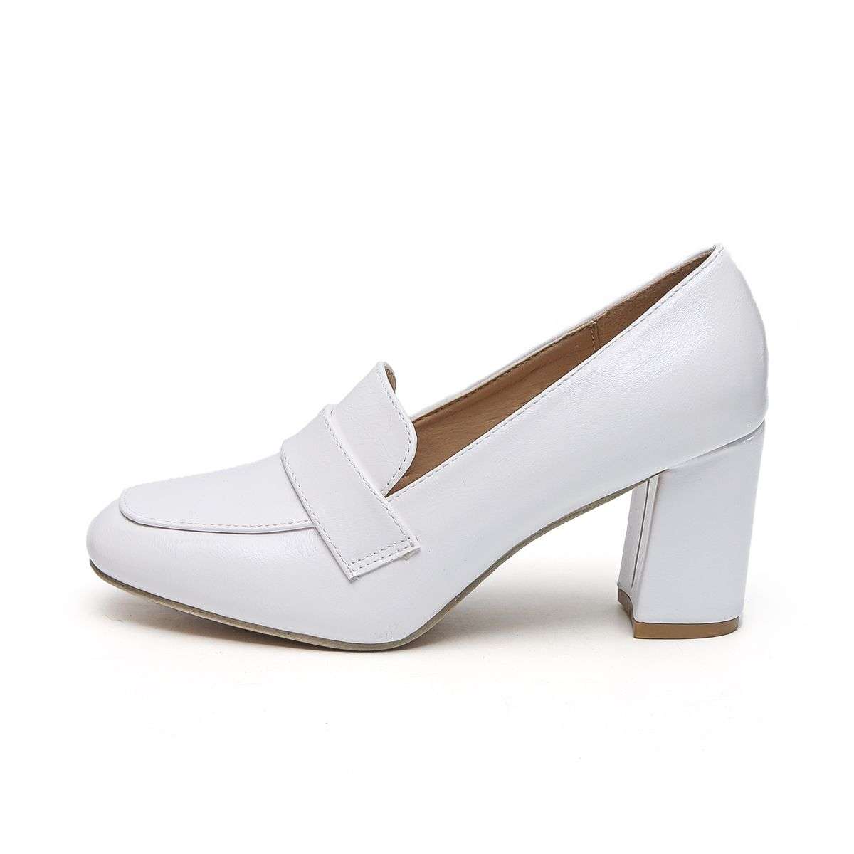 TTP Classic Block Heel Slip on Courts JSF13
