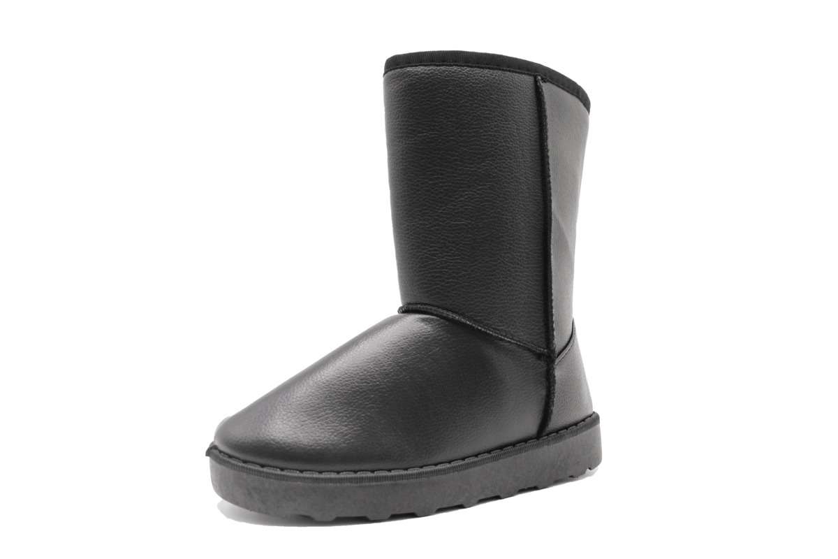 TTP Women's Simple PU Ankle Polar Boots