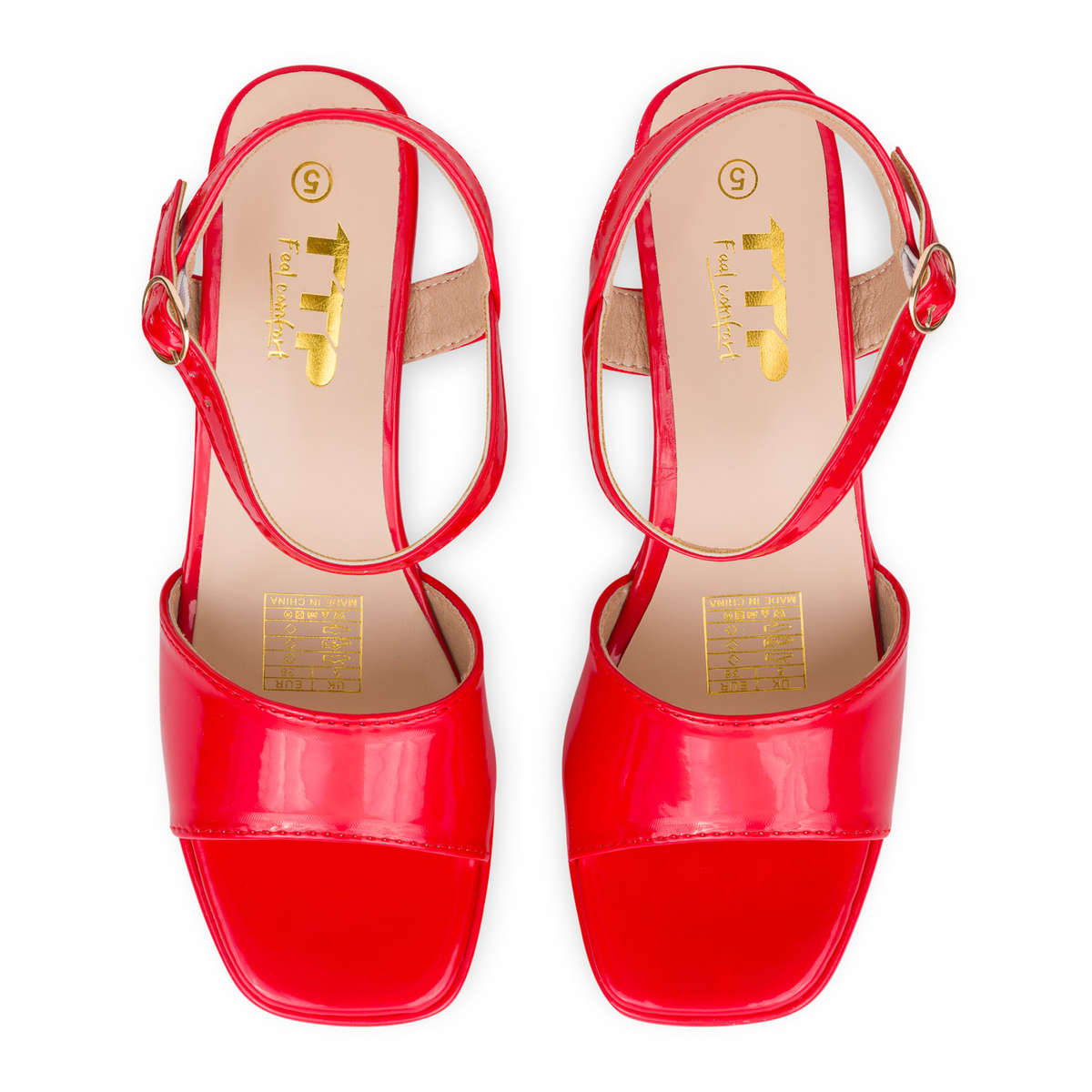 TTP - Patent Platform Ankle Strap Sandals Sandals XB23635