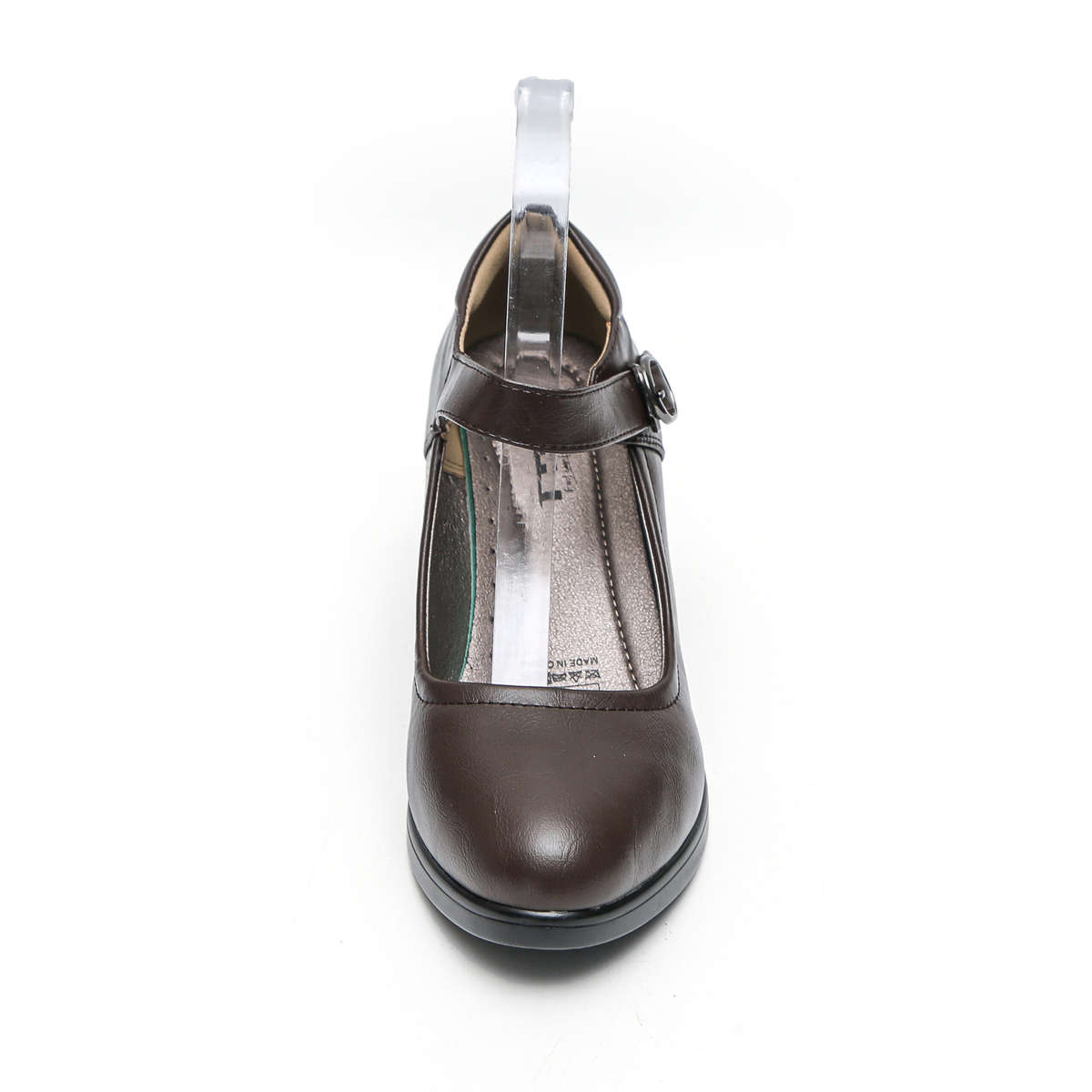 TTP Classic Block Heel Courts with Ankle Strap XBK3052