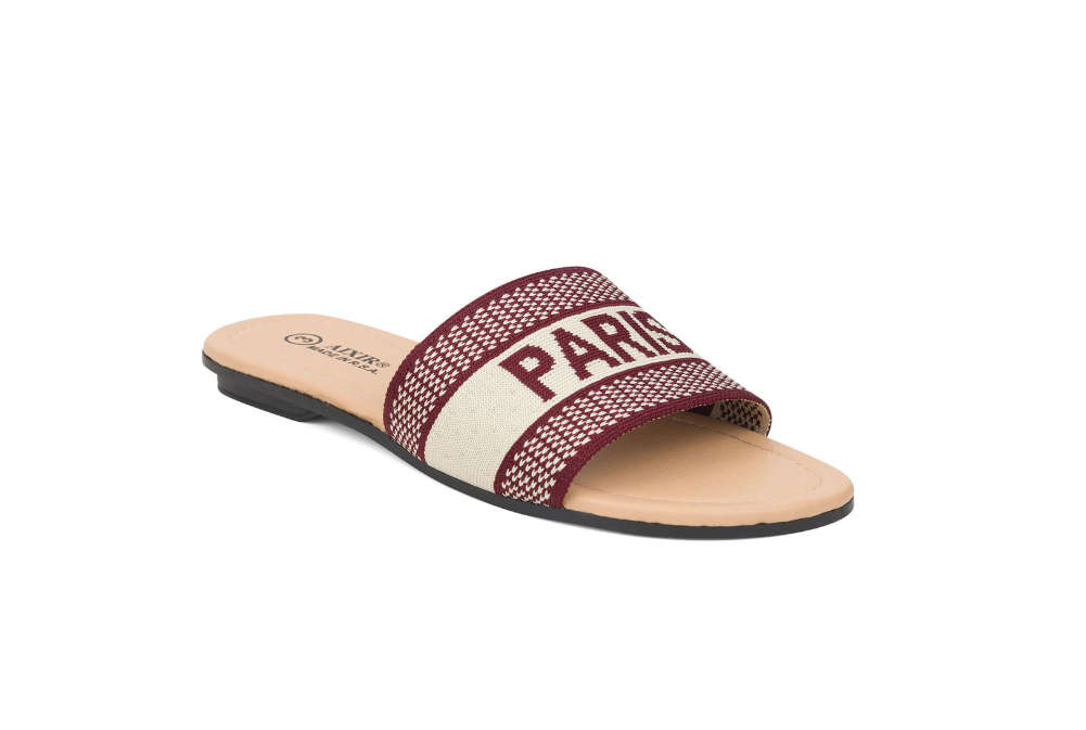 Alxir - Ladies Paris Style Textile Slippers PSL4103A
