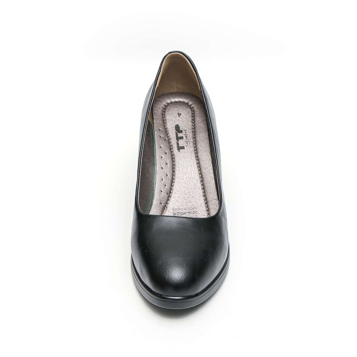 TTP Comfortable Classic Block Heel Courts K3501