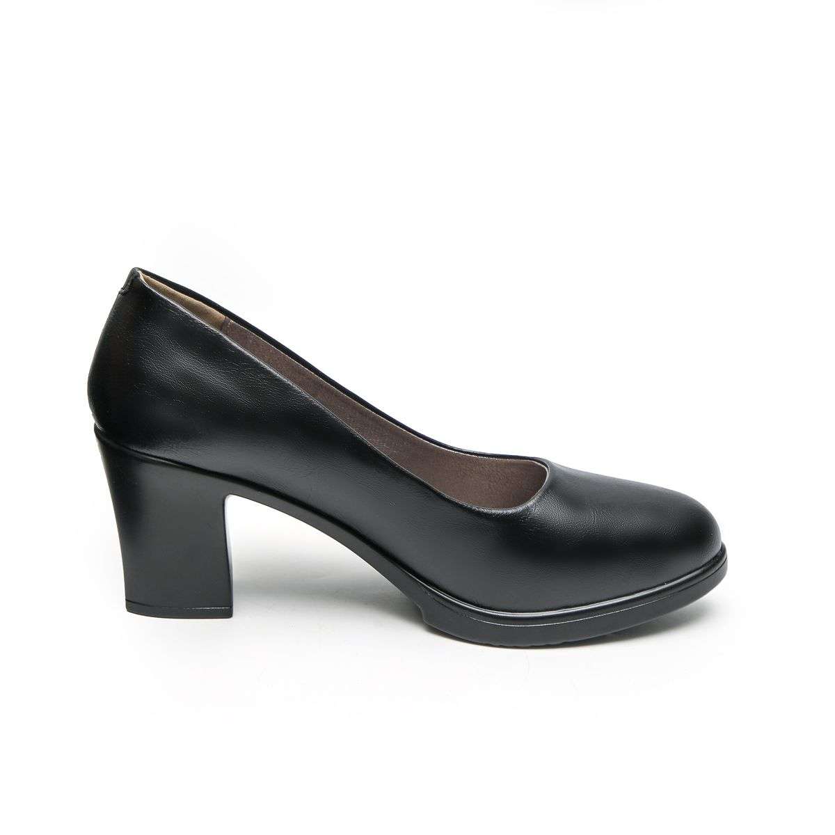 TTP Comfortable Classic Block Heel Courts K3501