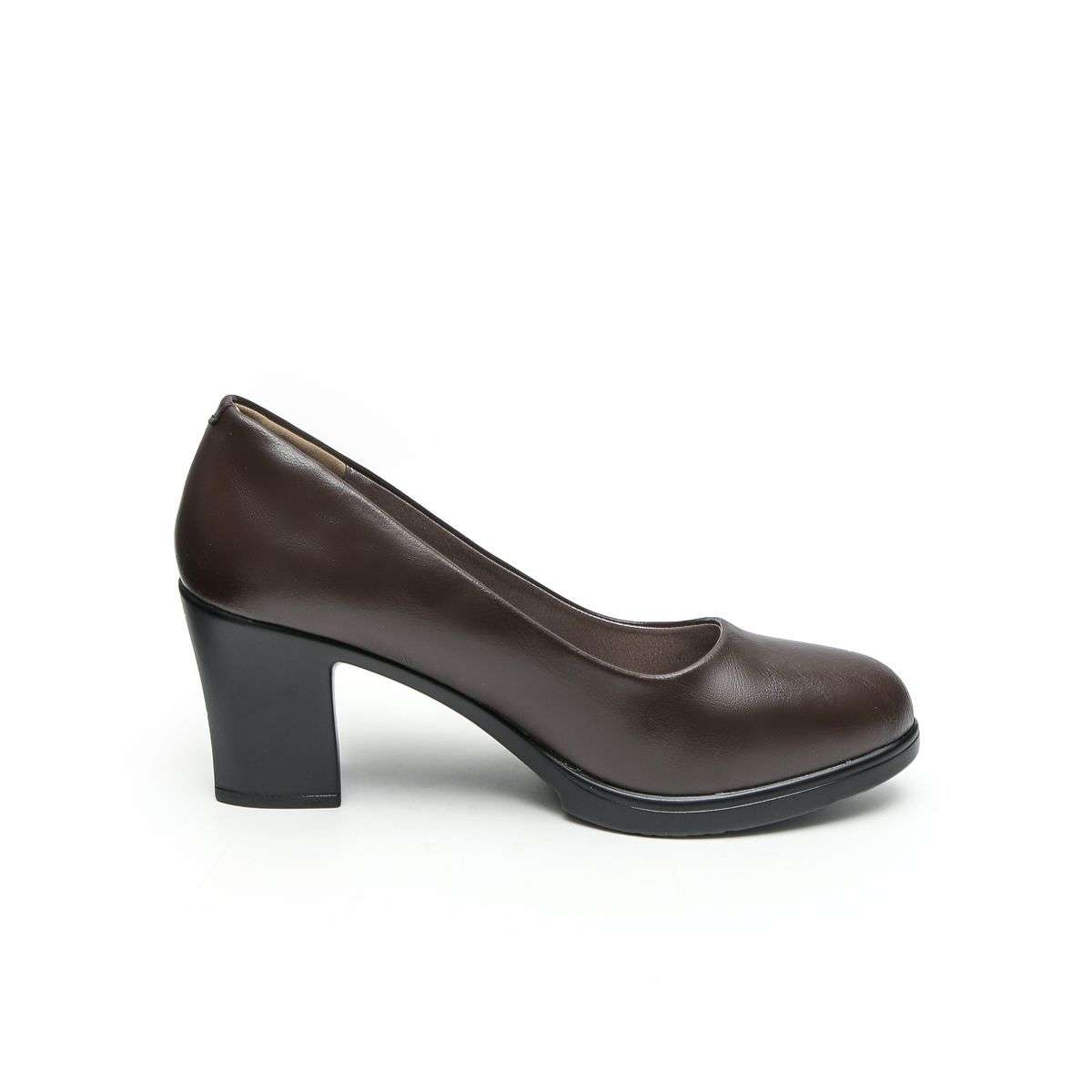 TTP Comfortable Classic Block Heel Courts K3501
