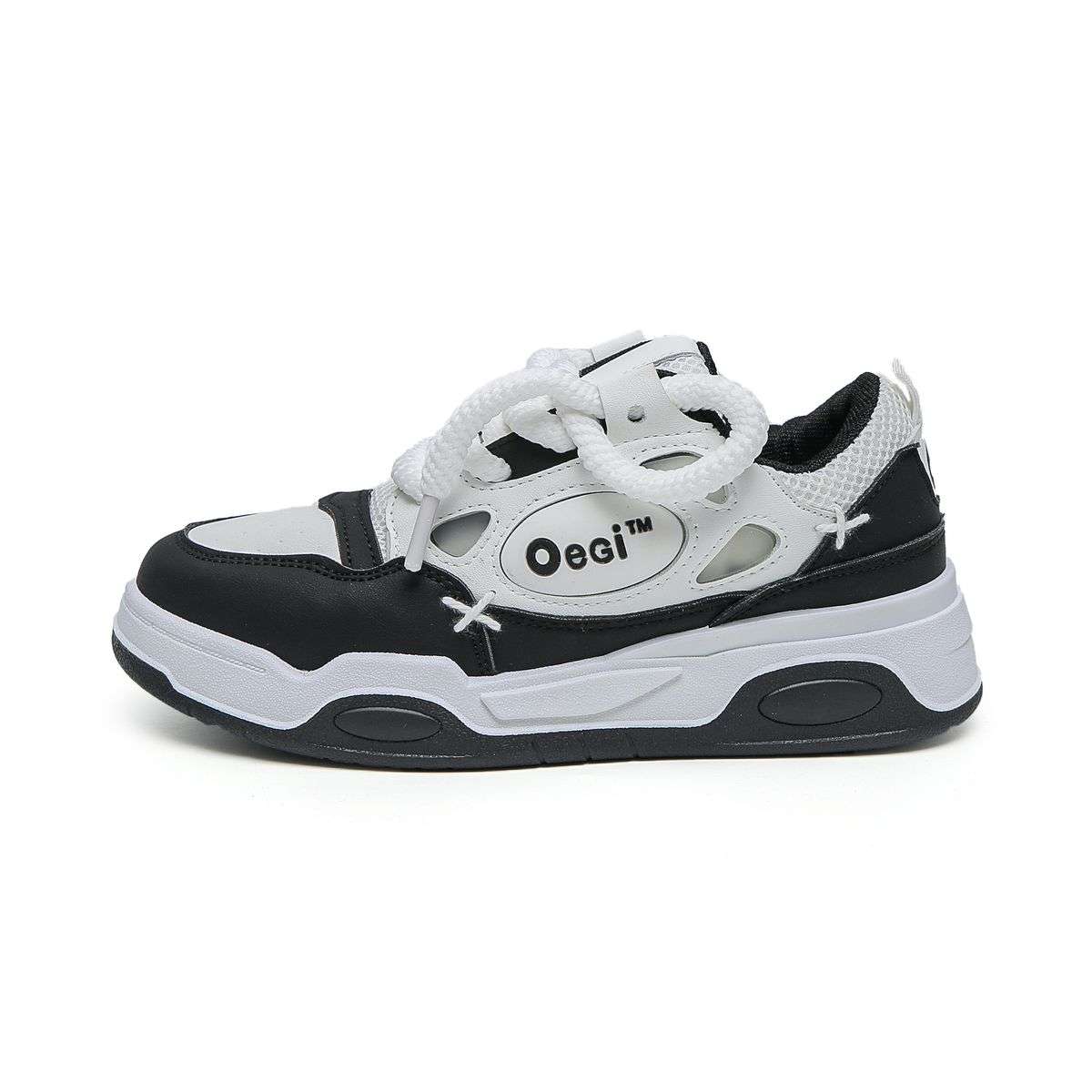 OEGI Women's Lace-Up Low-Top Sneakers XB312