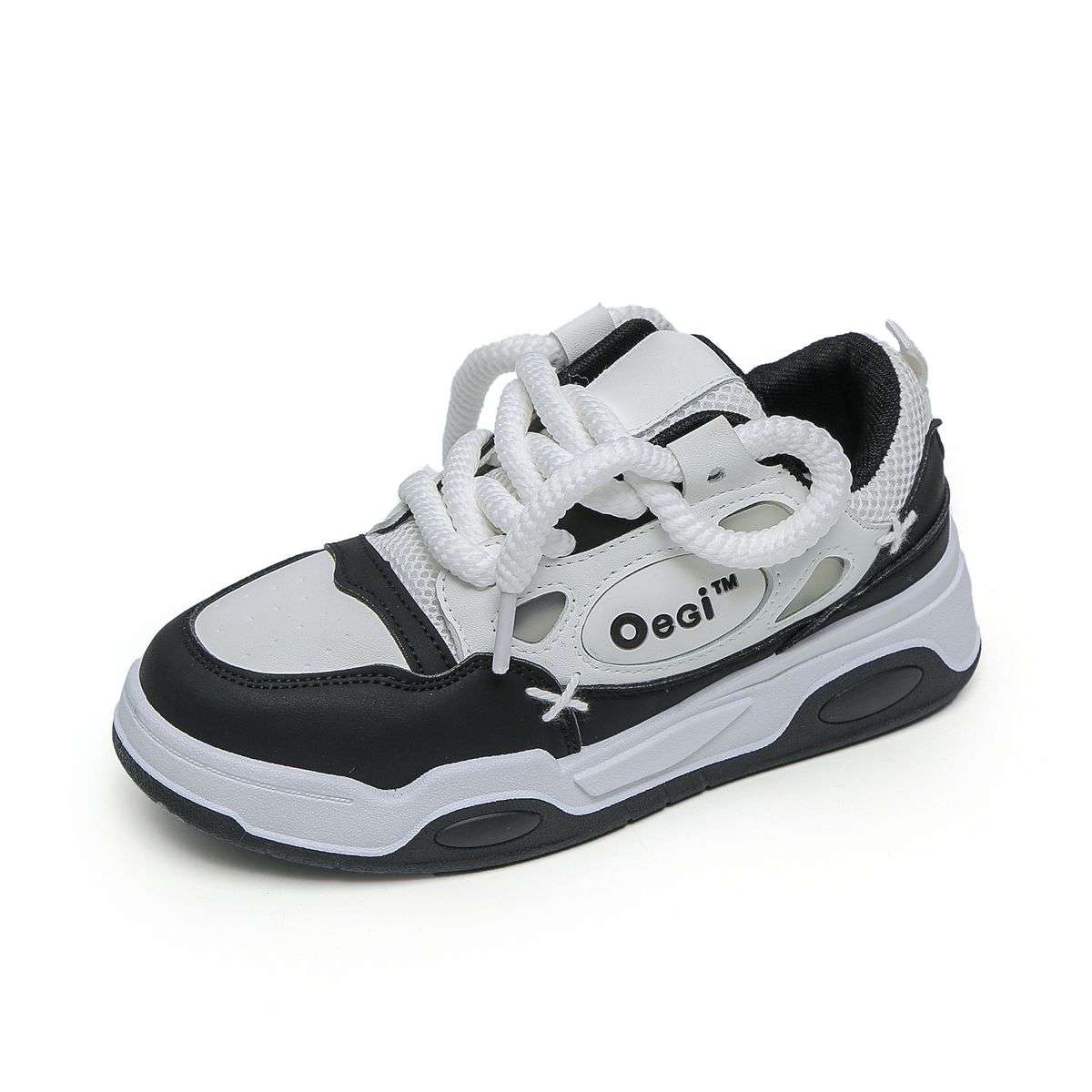 OEGI Women's Lace-Up Low-Top Sneakers XB312