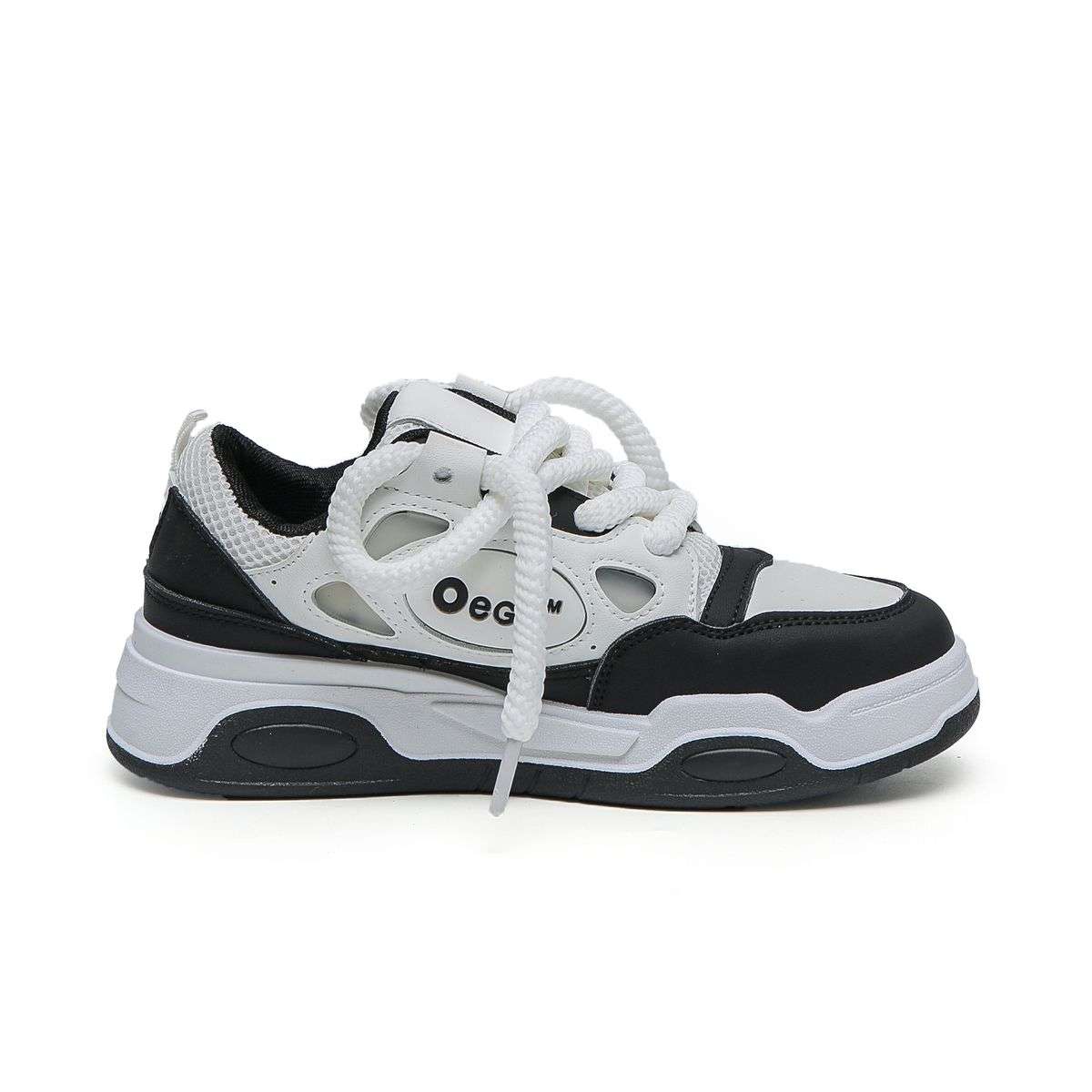 OEGI Women's Lace-Up Low-Top Sneakers XB312
