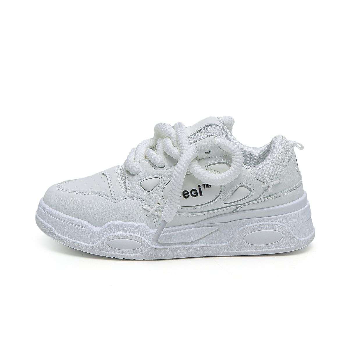 OEGI Women's Lace-Up Low-Top Sneakers XB312